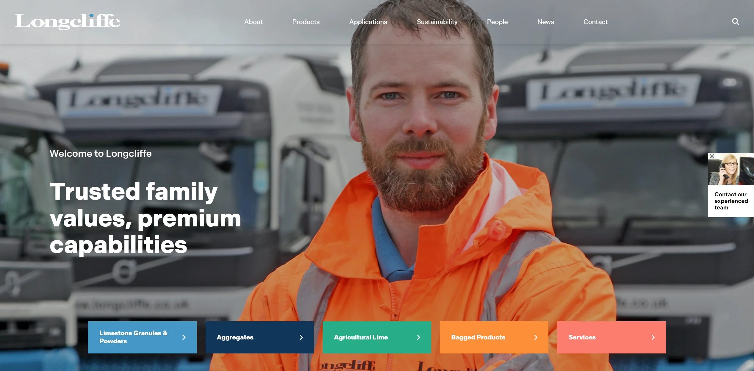 Longcliffe Landing Page Preview Image