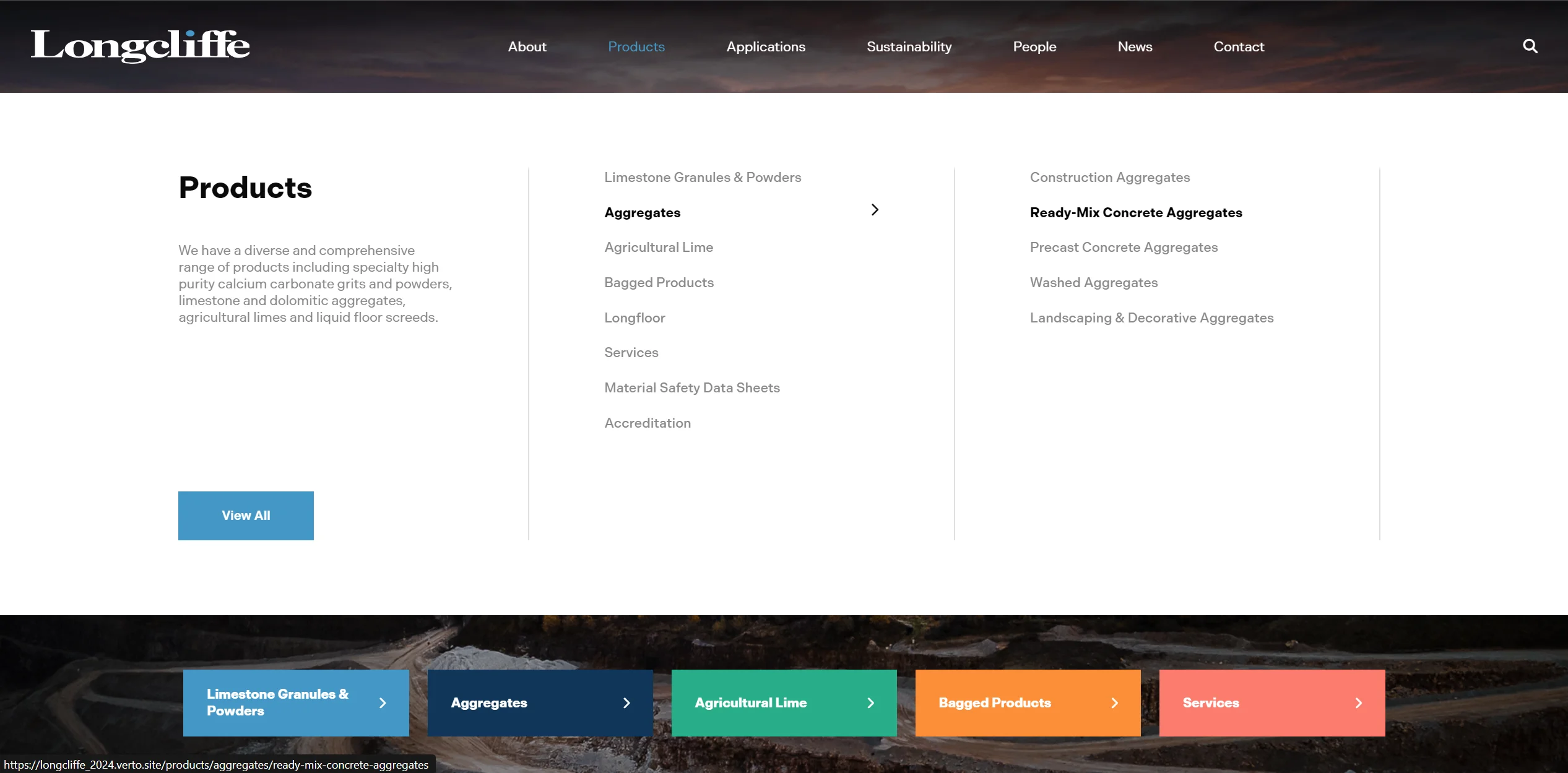 Longcliffe Navigation Menu