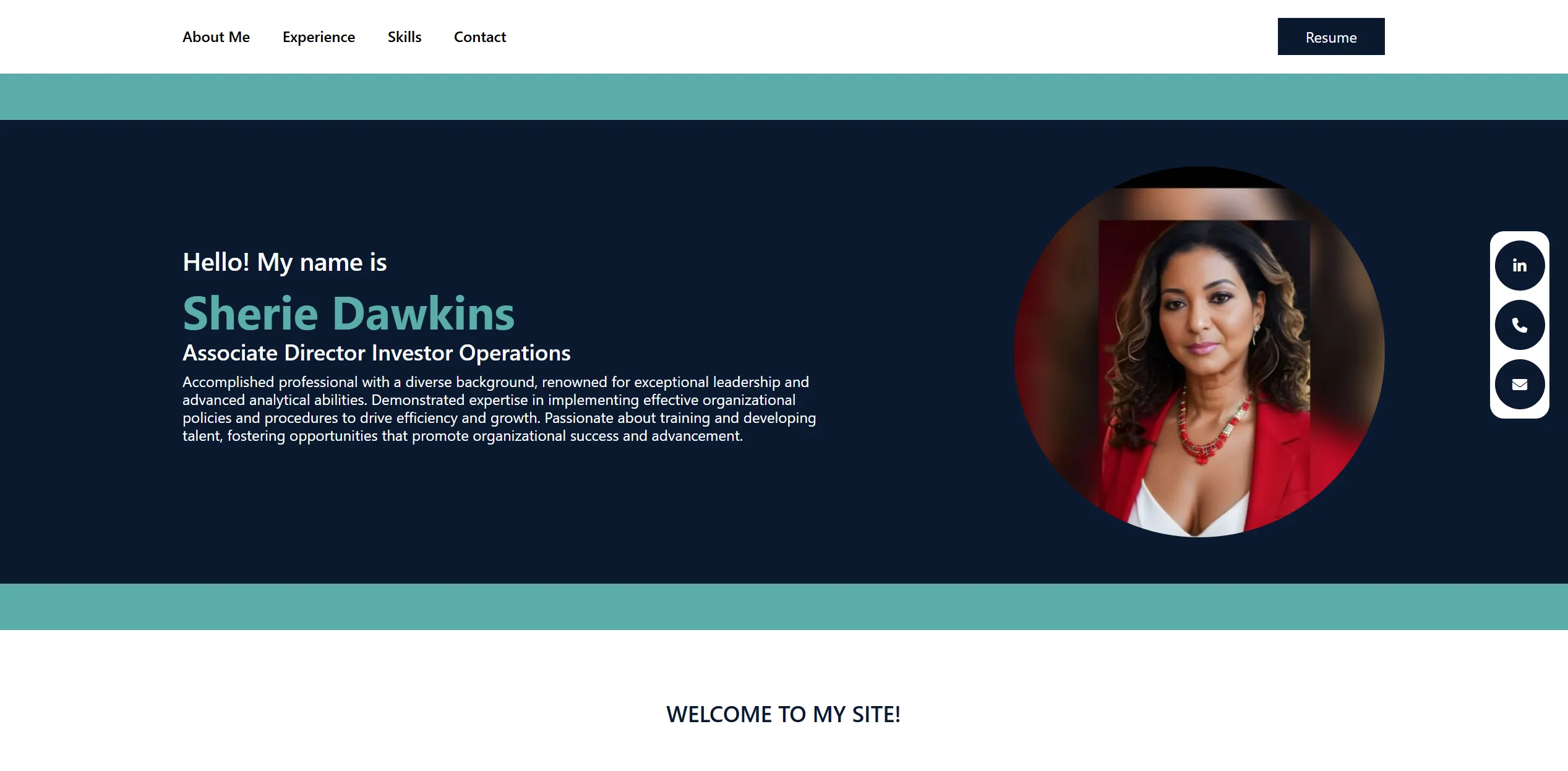 Sherie Dawkins Landing Preview Image